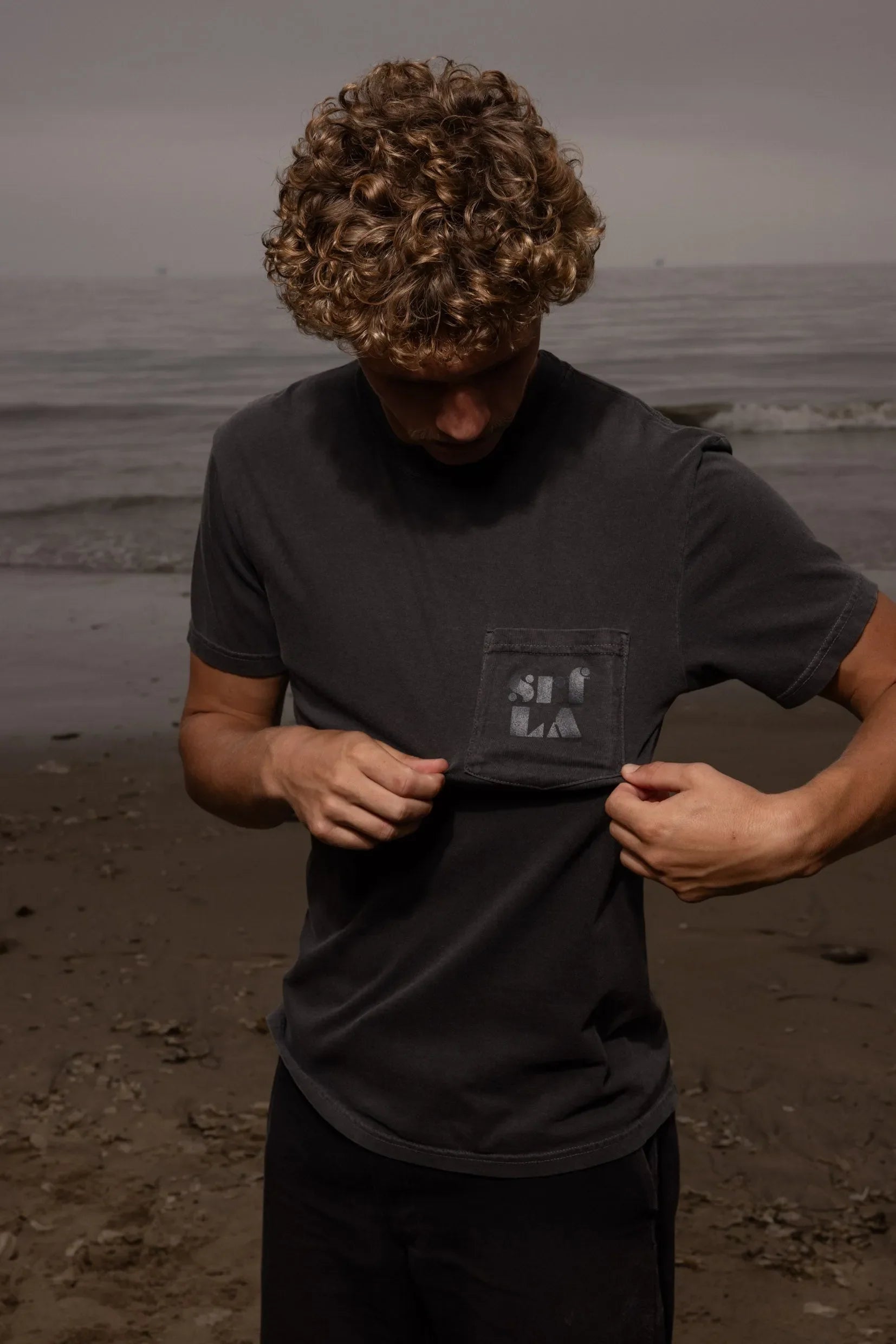 70's SRF LA Tee - Ash - Heidi Merrick