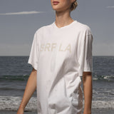 SRF LA Classic Tee - Antique Cream on White