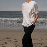 SRF LA Classic Tee - Antique Cream on White