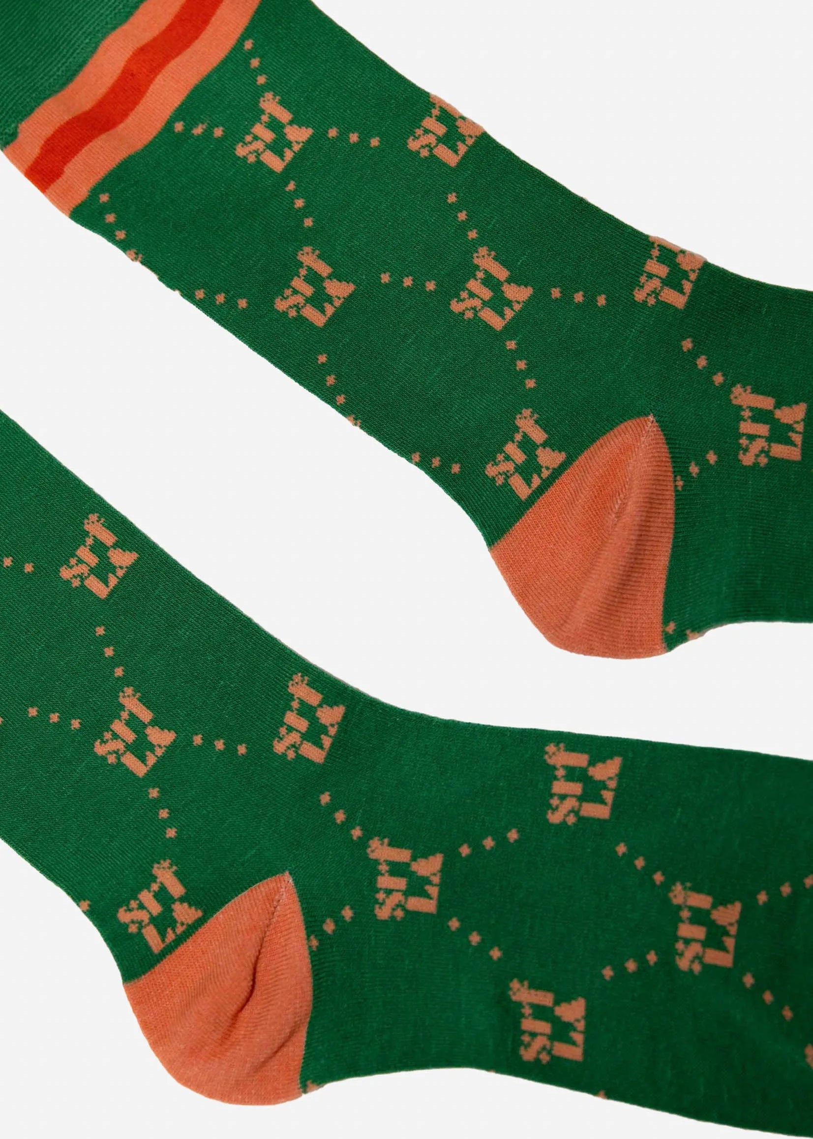 70's SRF Socks - Green - Heidi Merrick