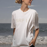 SRF LA Classic Tee - Antique Cream on White
