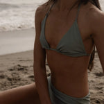 Knotted Triangle Top - Agave - Heidi Merrick