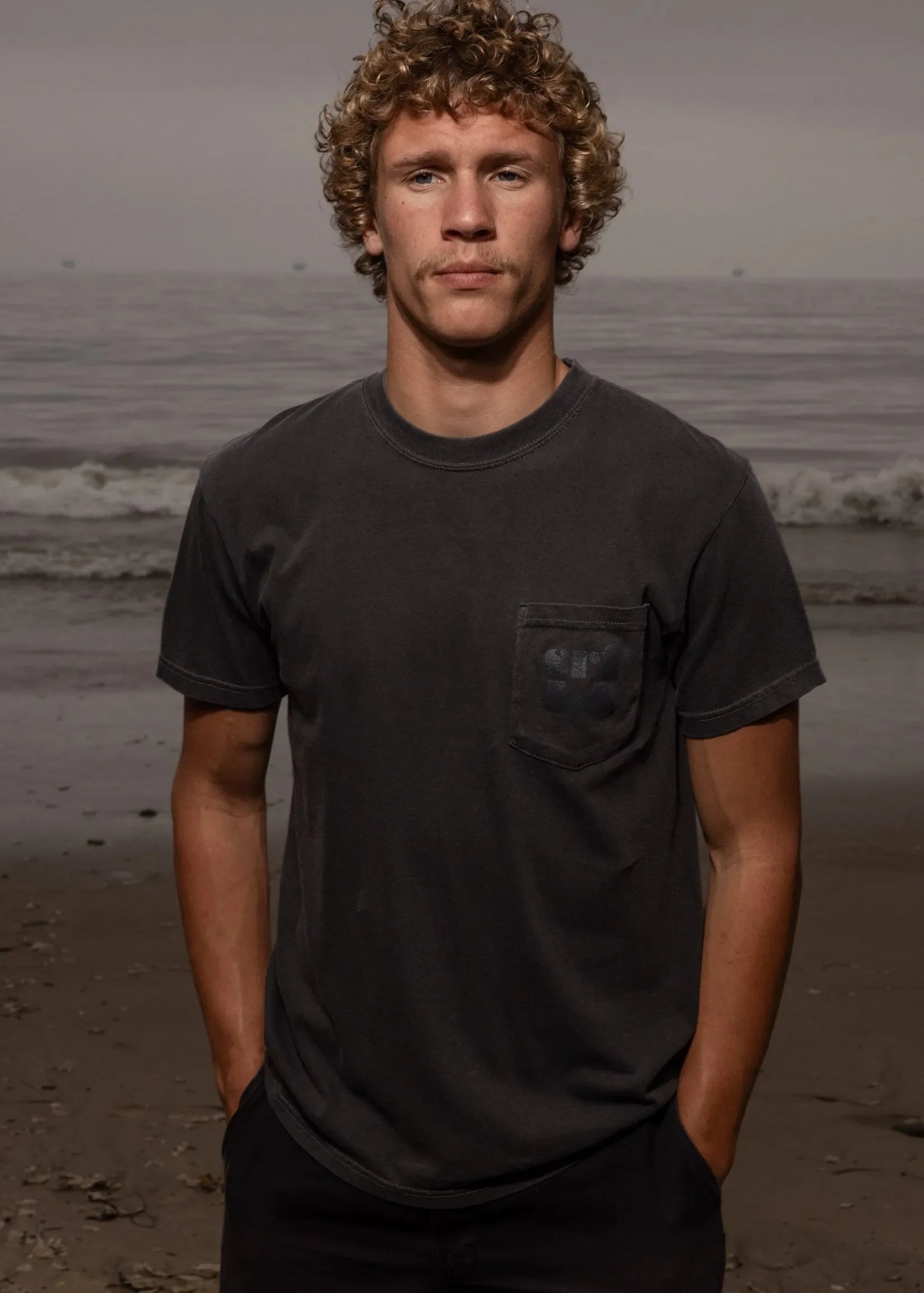 70's SRF LA Tee - Ash - Heidi Merrick