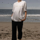 SRF LA Classic Tee - Antique Cream on White - Heidi Merrick