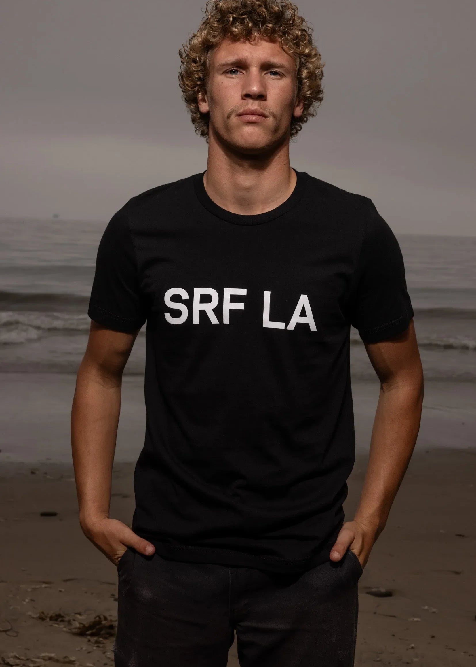 SRF LA Tee - Black - Heidi Merrick