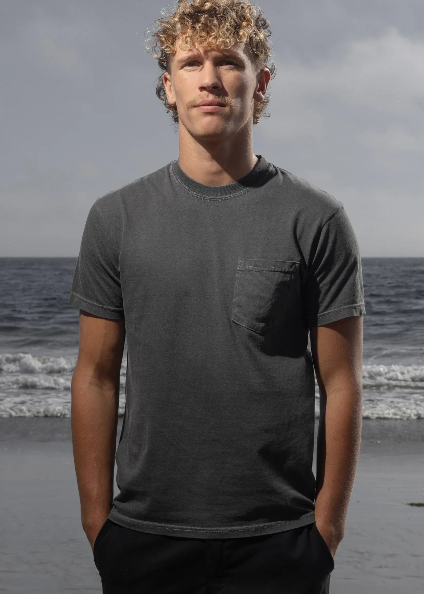 SRF Guy Tee - Ash - Heidi Merrick