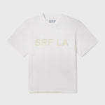 SRF LA Classic Tee - Antique Cream on White - Heidi Merrick
